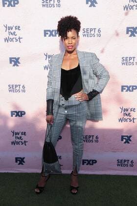 Angela Lewis, die Schauspielerin bei der Premiere der 4. Staffel der Serie You re the Worst am 29.08.2017 in Los Angeles FXX s You re the Worst TV Series Season 4 Premiere in Los Angeles, 2017 