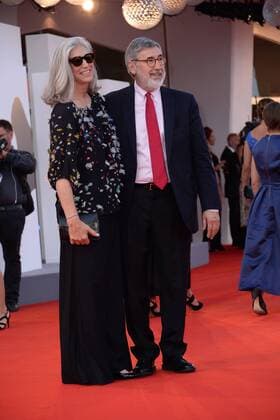 Mostra. 74eme Festival International du Cinema de Venise. Ouverture avec la presentation du film Downsizing . 74eme Festival International du Cinema de Venise.74th Mostra. Downsizing Red carpet .John Landis. 220218 Degun Starface 2017-08-30 Venise Italie  Copyright: xDegunx xStarfacex STAR_220218_002