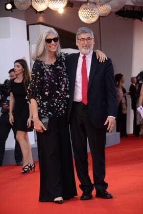 Mostra. 74eme Festival International du Cinema de Venise. Ouverture avec la presentation du film Downsizing . 74eme Festival International du Cinema de Venise.74th Mostra. Downsizing Red carpet .John Landis. 220218 Degun Starface 2017-08-30 Venise Italie  Copyright: xDegunx xStarfacex STAR_220218_004