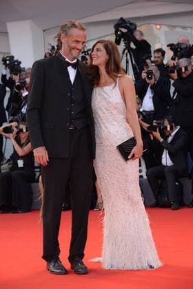 Mostra. 74eme Festival International du Cinema de Venise. Ouverture avec la presentation du film Downsizing . 74eme Festival International du Cinema de Venise.74th Mostra. Downsizing Red carpet .Anna Mouglalis. 220218 Degun Starface 2017-08-30 Venise Italie  Copyright: xDegunx xStarfacex STAR_220218_056