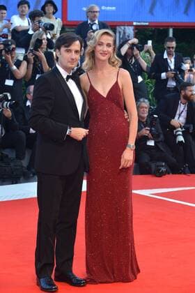 74th Venice Film Festival 2017, Red Carpet Downsizing . Pictured: Matteo Ceccarini, Eva Riccobono  Copyright: xSimonexComi Veneziax xIPAx xVeneziax