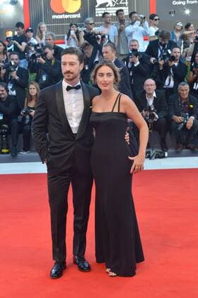 74th Venice Film Festival 2017, Red Carpet Downsizing . Pictured: Emmanuel Boschi, Maria Elena Boschi  Copyright: xSimonexComi Veneziax xIPAx xVeneziax