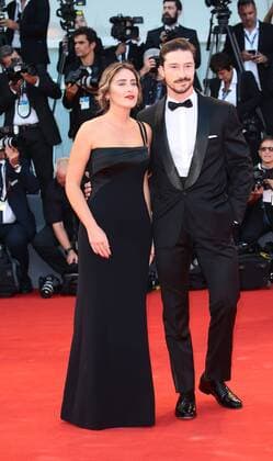 August 30, 2017 - Venice, Italy - Maria Elena Boschi walks the red carpet ahead of the Downsizing screening and Opening Ceremony during the 74th Venice Film Festival at Sala Grande on August 30, 2017 in Venice, Italy Venice Italy  - ZUMAn230 20170830_zaa_n230_427 Copyright: xMatteoxChinellatox