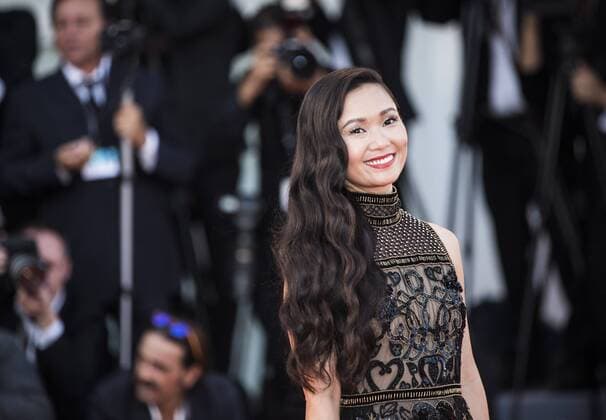 (170830) -- VENICE, Aug. 30, 2017 -- Actress Hong Chau arrives on the red carpet of the premiere of the film Downsizing which opens the 74th edition of the Venice Film Festival in Venice, Italy, on Aug. 30, 2017. The 74th edition of the Venice Film Festival lasts from Aug. 30 to Sept. 9. ) ITALY-VENICE-FILM FESTIVAL-OPENING CEREMONY-RED CARPET JinxYu 