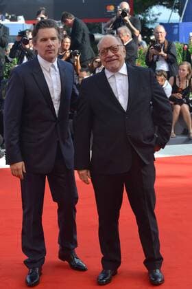 74th Venice Film Festival 2017, red carpet film First Reformed . Pictured: Ethan Hawke, Paul Schrader  Copyright: xSimonexComi Veneziax xIPAx xVeneziax