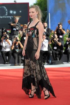 74th Venice Film Festival, Red Carpet film First Reformed Pictured: Amanda Seyfried  Copyright: xAlbertoxTerenghi Veneziax2017x x xVeneziax