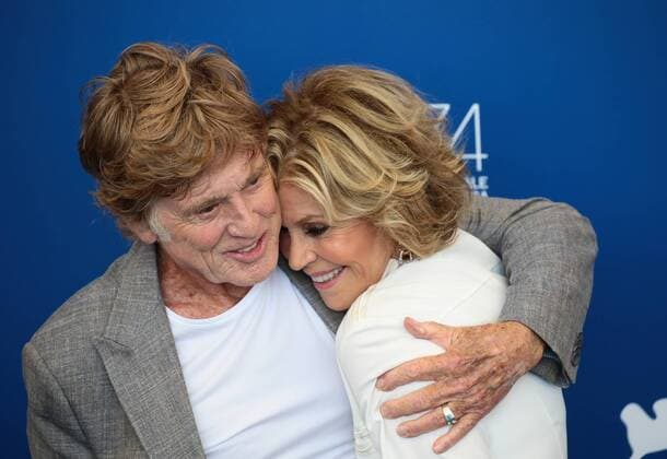 Entertainment Bilder der Woche Themen der Woche Bilder des Tages September 1, 2017 - Venice, Italy - Robert Redford and Jane Fonda attends the Our Souls At Night photocall at the 74th Venice Film Festival, on September 1, 2017. Venice Italy  - ZUMAn230 20170901_zaa_n230_336 Copyright: xMatteoxChinellatox