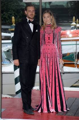 74th Venice Film Festival, Celebrities arrive at Excelsior pier to attend The Franca Sozzani Award - 47th Venice Film Festival Pictured: Pierre Casiraghi, Beatrice Borromeo  Copyright: xAlbertoxTerenghi Veneziax2017x x xVeneziax
