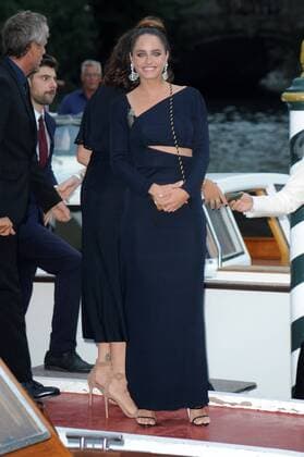 74th Venice Film Festival, Celebrities arrive at Excelsior pier to attend The Franca Sozzani Award - 47th Venice Film Festival Pictured: Matilde Gioli  Copyright: xAlbertoxTerenghi Veneziax2017x x xVeneziax