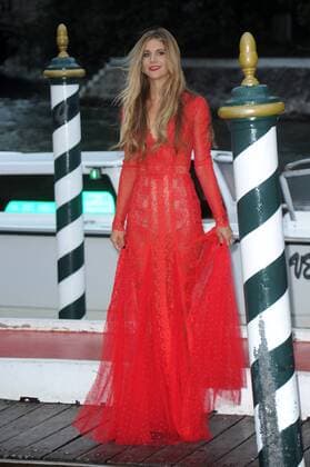 74th Venice Film Festival, Celebrities arrive at Excelsior pier to attend The Franca Sozzani Award - 47th Venice Film Festival Pictured: Nicoletta Romanoff  Copyright: xAlbertoxTerenghi Veneziax2017x x xVeneziax