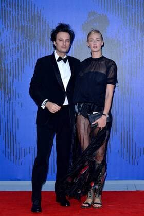 74th Venice Film Festival 2017, Red Carpet Franca Sozzanzi Award, Pictured: Matteo Ceccarini, Eva Riccobono  Copyright: xSimonexComi Veneziax xIPAx xVeneziax