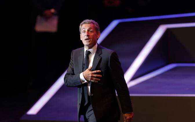 Former French President Nicolas Sarkozy speaks during a meeting with youngs at the forum Mexico XXI Century held in Mexico City, Mexico, 01 September 2017. FORUM MEXICO XXI CENTURY !ACHTUNG: NUR REDAKTIONELLE NUTZUNG!  Copyright: xJorgexNunezx MEX08 20170901-636399033542147626