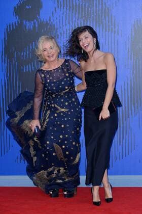74th Venice Film Festival 2017, Red Carpet Franca Sozzanzi Award, Pictured: Alberta Ferretti, Alessandra Mastronardi  Copyright: xSimonexComi Veneziax xIPAx xVeneziax