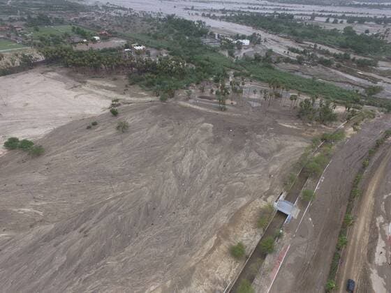 Aerial view of the damages due to the tropical storm Lidia in Los Cabos, Baja California, Mexico, 02 September 2017. Lidia has caused at least four deaths, floods, damages in infrastructures and hundreds of people evacuated. LIDIA LEAVES FOUR DEATHS AS IT PASSES THROUGH BAJA CALIFORNIA !ACHTUNG: NUR REDAKTIONELLE NUTZUNG!  Copyright: xCarlosxCaboyox MEX08 20170902-636399763787975775