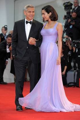 74th Venice Film Festival, Red carpet film Suburbicon Pictured: George Clooney, Amal Alamuddin  Copyright: xAlbertoxTerenghi Veneziax2017x x xVeneziax