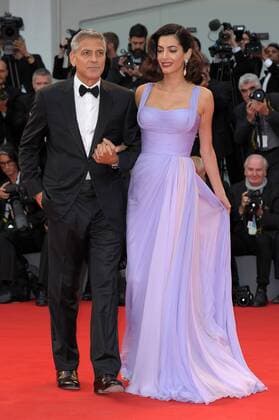 74th Venice Film Festival, Red carpet film Suburbicon Pictured: George Clooney, Amal Alamuddin  Copyright: xAlbertoxTerenghi Veneziax2017x x xVeneziax