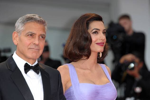 74th Venice Film Festival, Red carpet film Suburbicon Pictured: George Clooney, Amal Alamuddin  Copyright: xAlbertoxTerenghi Veneziax2017x x xVeneziax