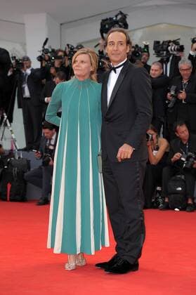 74th Venice Film Festival, Red carpet film Suburbicon pictured : Alexandre Desplat, Dominique Lemonnier  Copyright: xAlbertoxTerenghi Veneziax2017x x xVeneziax