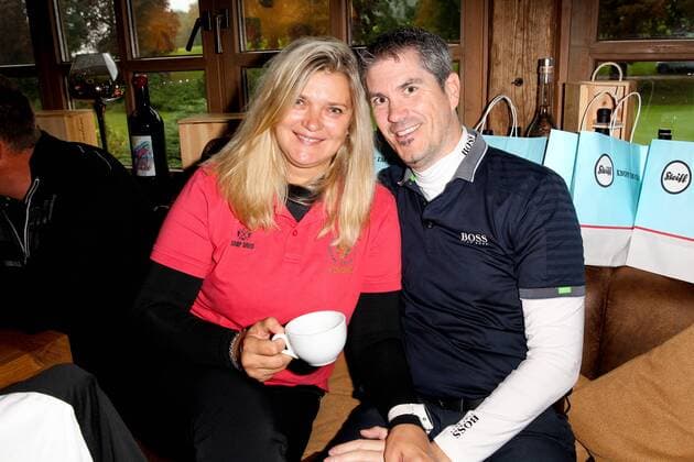 Susi Erdmann mit Lebensgefaehrte Thomas Bruns, Tabaluga Golf Cup 2017 im Golfclub Tutzing in Tutzing am 02.09.2017
