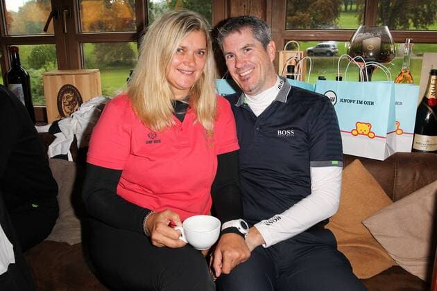 Susi Erdmann mit Lebensgefaehrte Thomas Bruns, Tabaluga Golf Cup 2017 im Golfclub Tutzing in Tutzing am 02.09.2017