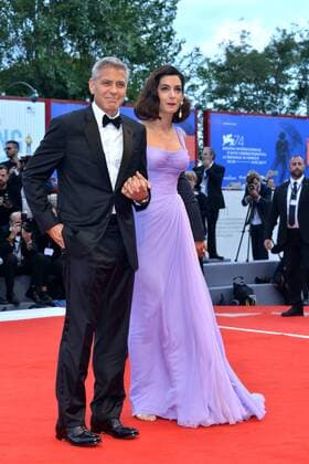 74th Venice Film Festival 2017, Red Carpet Film Suburbicon . Pictured: George Clooney, Amal Clooney  Copyright: xSimonexComi Veneziax xIPAx xVeneziax