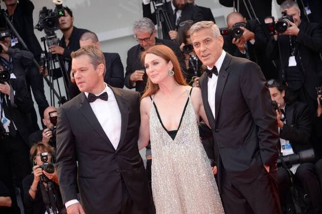 74eme Festival International du Cinema de Venise.74th Mostra. Suburicon .Red carpet. Julianne Moore.Matt Damon. George Clooney. 220305 Degun Starface 2017-09-02 Venise Italie  Copyright: xDegunx xStarfacex STAR_220305_117