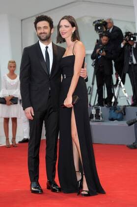 74th Venice Film Festival, Red carpet film Suburbicon pictured : Rebecca Hall, Morgan Spector  Copyright: xAlbertoxTerenghi Veneziax2017x x xVeneziax
