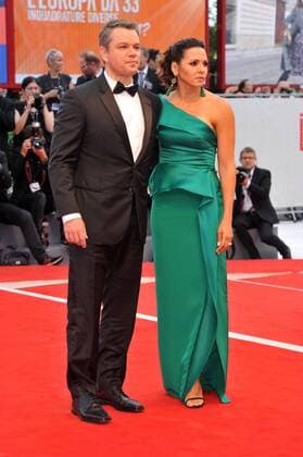 74th Venice Film Festival 2017 Red carpet film Suburbicon Pictured Matt Damon, Luciana Barroso  Copyright: xCamillaxMorandi Veneziax xIPAx xVeneziax