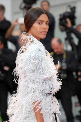 74th Venice Film Festival, Red carpet film Suburbicon pictured : Tina Kunakey  Copyright: xAlbertoxTerenghi Veneziax2017x x xVeneziax