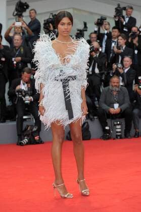 74th Venice Film Festival, Red carpet film Suburbicon pictured : Tina Kunakey  Copyright: xAlbertoxTerenghi Veneziax2017x x xVeneziax