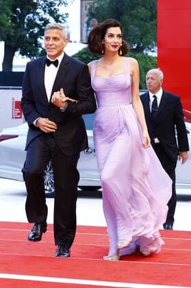 George Clooney and his wife Amal Alamuddin attending the Suburbicon premiere at the 74th Venice International Film Festival at the Palazzo del Cinema on September 02, 2017 in Venice, Italy Foto:xD.xBedrosianx xFuturexImage