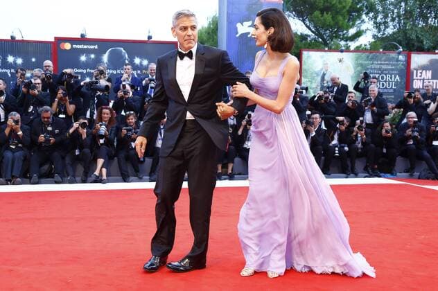 George Clooney and his wife Amal Alamuddin attending the Suburbicon premiere at the 74th Venice International Film Festival at the Palazzo del Cinema on September 02, 2017 in Venice, Italy Foto:xD.xBedrosianx xFuturexImage
