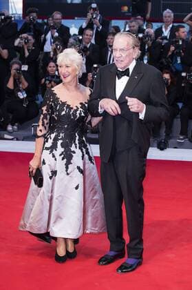 Helen Mirren and Donald Sutherland attending the The Leisure Seeker premiere at the 74th Venice International Film Festival at the Palazzo del Cinema on September 03, 2017 in Venice, Italy Foto:xDaziramx xFuturexImage