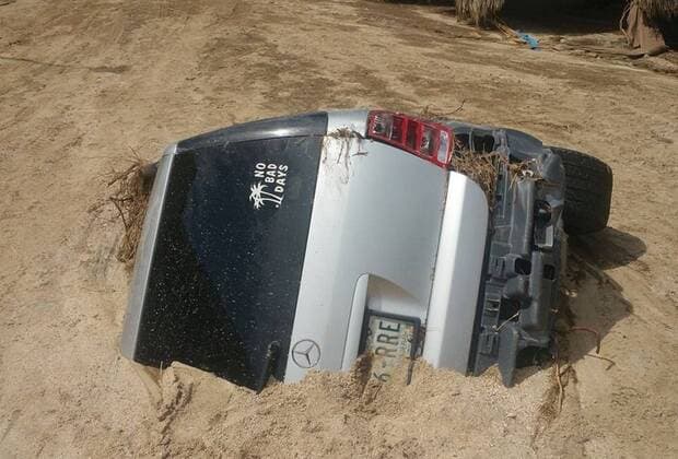 General view of the effects due to the passage of the tropical storm lidia, in the Cabos, Low California, Mexico, 03 September 2017. Mexico s President Enrique Pena Nieto traveled to the state of Baja California Sur yesterday to assess the damage caused by Lidia, which has already been degraded to tropical depression, and confirmed that there are six deaths due to its passage through the northwest of the country as a storm tropical. Six deaths by tropical storm Lidia and millionaire losses in Peninsula of Baja California !ACHTUNG: NUR REDAKTIONELLE NUTZUNG!  Copyright: xCarlosxCaboyox MEX02 20170903-636400717243978624