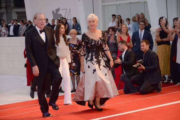 74eme Festival International du Cinema de Venise.74th Mostra. The leisure seeker Red Carpet.Donald Sutherland . Helen Mirren . 220329 Degun Starface 2017-09-03 Venise Italie  Copyright: xDegunx xStarfacex STAR_220329_007