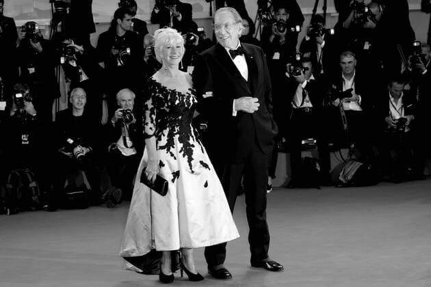 74eme Festival International du Cinema de Venise.74th Mostra. The leisure seeker Red Carpet.Donald Sutherland . Helen Mirren . 220329 Degun Starface 2017-09-03 Venise Italie  Copyright: xDegunx xStarfacex STAR_220329_011