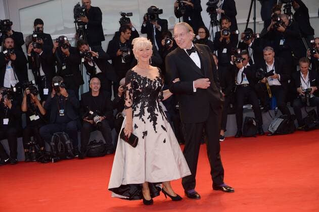 74eme Festival International du Cinema de Venise.74th Mostra. The leisure seeker Red Carpet.Donald Sutherland . Helen Mirren . 220329 Degun Starface 2017-09-03 Venise Italie  Copyright: xDegunx xStarfacex STAR_220329_012