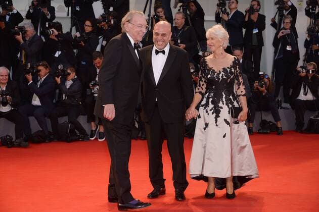 74eme Festival International du Cinema de Venise.74th Mostra. The leisure seeker Red Carpet.Paolo Virzi?.Donald Sutherland . Helen Mirren . 220329 Degun Starface 2017-09-03 Venise Italie  Copyright: xDegunx xStarfacex STAR_220329_027