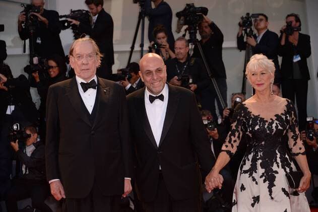 74eme Festival International du Cinema de Venise.74th Mostra. The leisure seeker Red Carpet.Paolo Virzi?.Donald Sutherland . Helen Mirren . 220329 Degun Starface 2017-09-03 Venise Italie  Copyright: xDegunx xStarfacex STAR_220329_029
