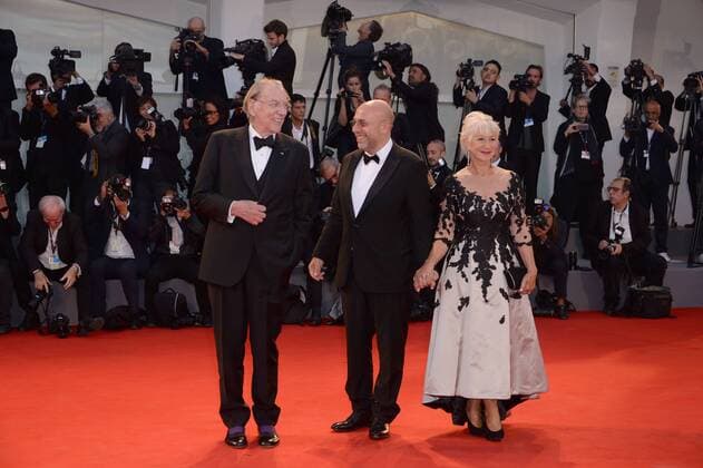 74eme Festival International du Cinema de Venise.74th Mostra. The leisure seeker Red Carpet.Paolo Virzi?.Donald Sutherland . Helen Mirren . 220329 Degun Starface 2017-09-03 Venise Italie  Copyright: xDegunx xStarfacex STAR_220329_031
