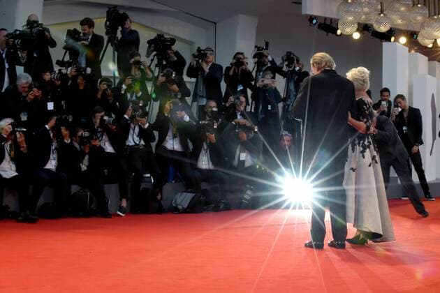 Canadian actor Donald Sutherland and English actress Helen Mirren attend the premiere for The Leisure Seeker during the 74th Venice Film Festival in Venice, Italy. SEPTEMBER 3rd 2017  PTYx171954