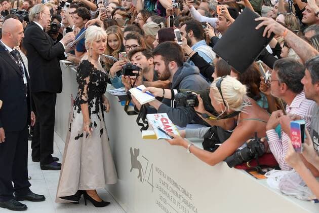Helen Mirren attends the premiere for The Leisure Seeker during the 74th Venice Film Festival in Venice, Italy. SEPTEMBER 3rd 2017  PTYx171954