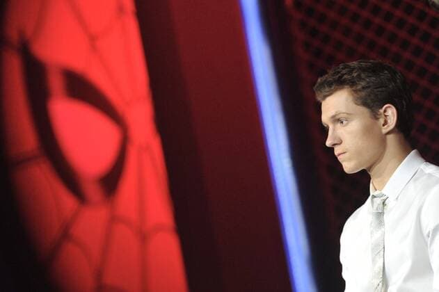 English actor Tom Holland attends a premiere event for his new movie Spider-Man: Homecoming in Beijing, China, 4 September 2017. Tom Holland, Jon Watts team up to premiere movie Spider-Man: Homecoming in Beijing  20170904_09201