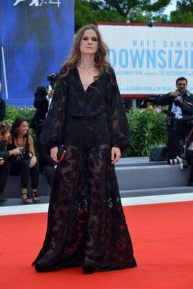 74th Venice Film Festival 2017, Red Carpet Film Una Famiglia . Pictured: Federica Rosellini  Copyright: xSimonexComi Veneziax xIPAx xVeneziax