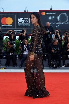 74th Venice Film Festival 2017, Red Carpet Film Una Famiglia . Pictured: Levante (dress Alberta Ferretti)  Copyright: xSimonexComi Veneziax xIPAx xVeneziax