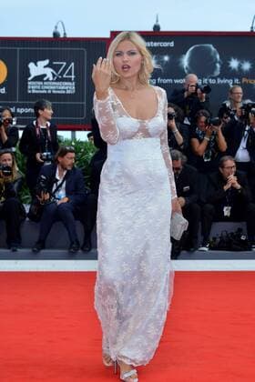 74th Venice Film Festival 2017, Red Carpet Film Una Famiglia . Pictured: Vera Atyushkina  Copyright: xSimonexComi Veneziax xIPAx xVeneziax