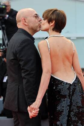 74th Venice Film Festival, Red carpet film Una Famiglia Pictured: Micaela Ramazzotti, Paolo VirzÃ¬  Copyright: xAlbertoxTerenghi Veneziax2017x x xVeneziax