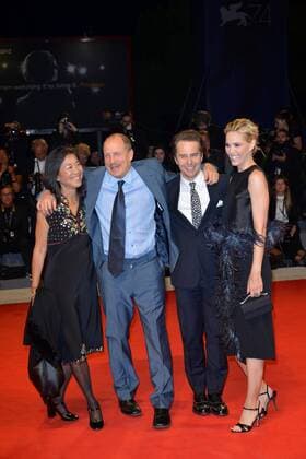 74th Venice Film Festival 2017, Red Carpet Film Three Billboards outside ebbing, Missuri . Pictured: Woody Harrelson, Laura Louie, Sam Rockwell and Leslie Bibb  Copyright: xSimonexComi Veneziax xIPAx xVeneziax