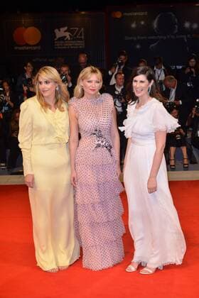 74th Venice Film Festival 2017, Red Carpet Film Three Billboards outside ebbing, Missuri . Pictured: Kate Mulleavy, Kirsten Dunst, Laura Mulleavy  Copyright: xSimonexComi Veneziax xIPAx xVeneziax