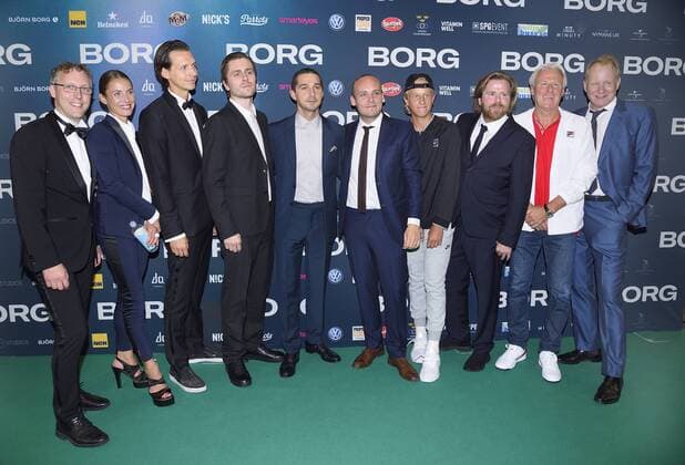 Premiere of the film Borg, Stockholm, Sweden, 2017-09-04 Bjorn Borg;Stellan Skarsgard;Shia Labeouf;Tuva Novotny;Sverrir Gudnason Stockholm Sweden  544333